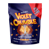 Violet Crumble Candy Honeycomb Milk Chocolate Cubes 170g