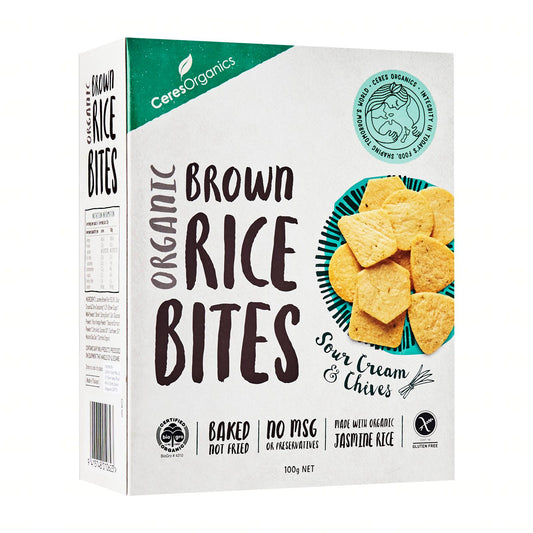 Ceres Organics Rice Bites Sour Cream & Chives
