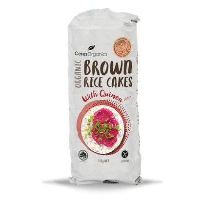 Ceres Organics Brown Rice Cakes with Quinoa