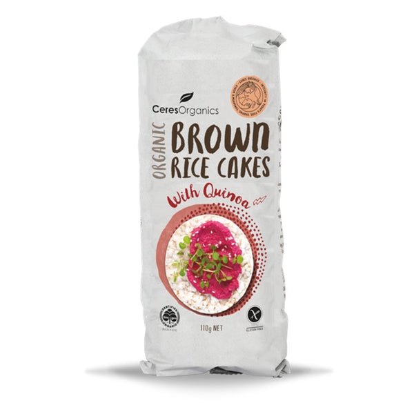 Ceres Organics Brown Rice Cakes with Quinoa